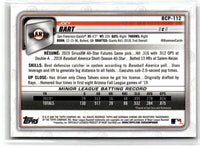 2020 Bowman Chrome Prospects Joey Bart #BCP-112
