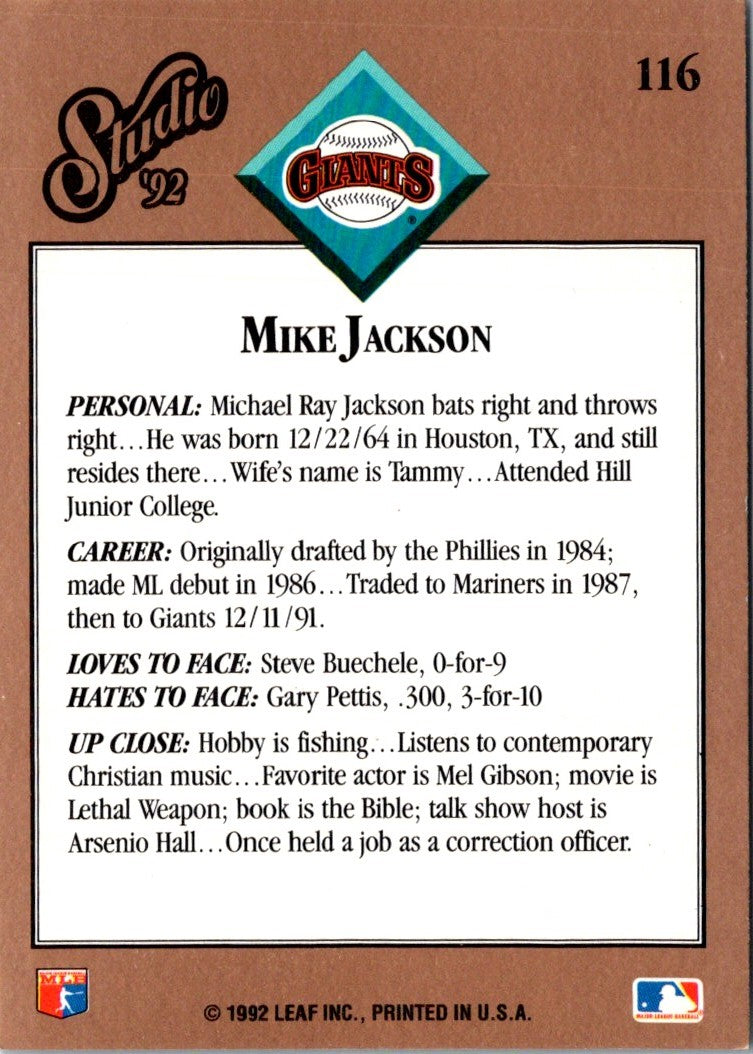 1992 Studio Mike Jackson