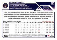 2023 Topps Corbin Burnes #225