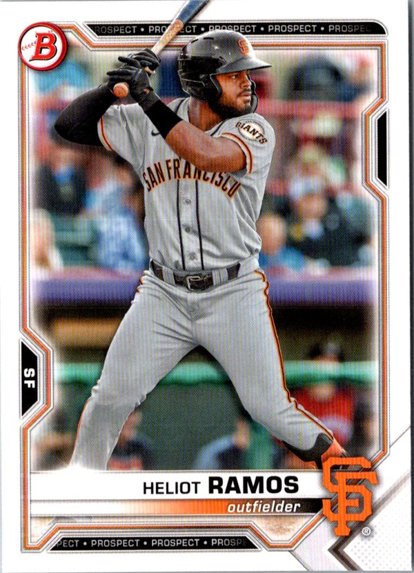 2021 Bowman Draft 1st Edition Heliot Ramos #BD-137