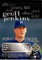 1999 SkyBox Thunder Geoff Jenkins #101