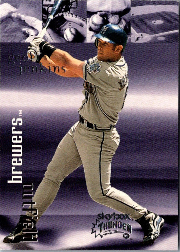 1999 SkyBox Thunder Geoff Jenkins #101