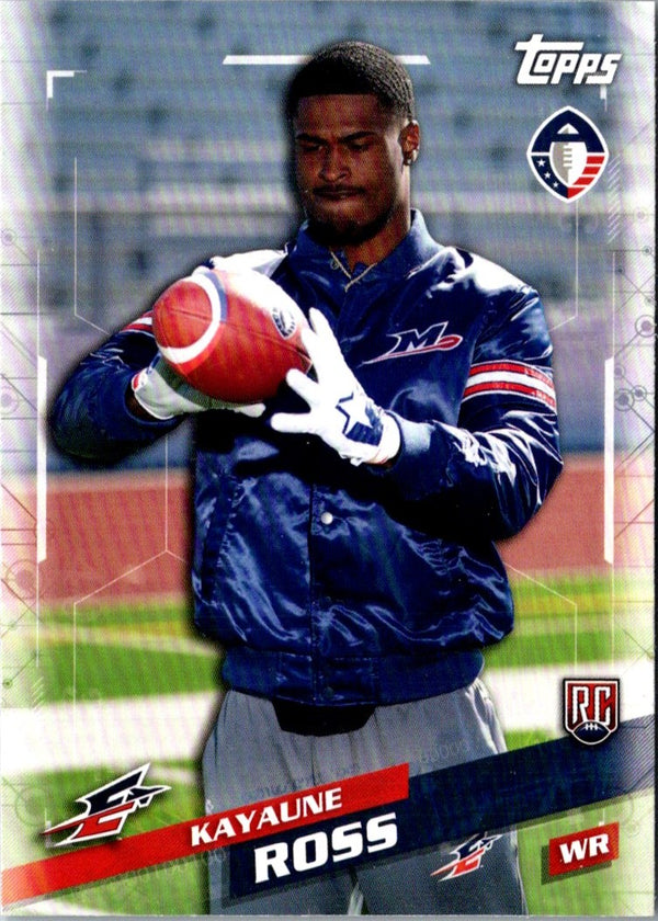 2019 Topps AAF Kayaune Ross #132 Rookie