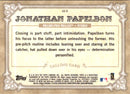 2013 Topps Calling Cards Jonathan Papelbon