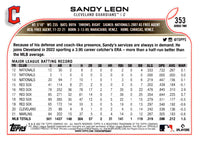 2022 Topps Sandy Leon #353