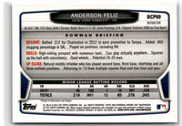 2013 Bowman Chrome Prospects Blue Wave Anderson Feliz #BCP69