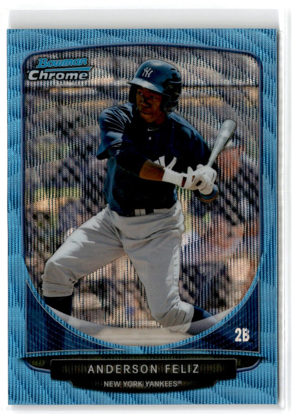 2013 Bowman Chrome Prospects Blue Wave Anderson Feliz #BCP69