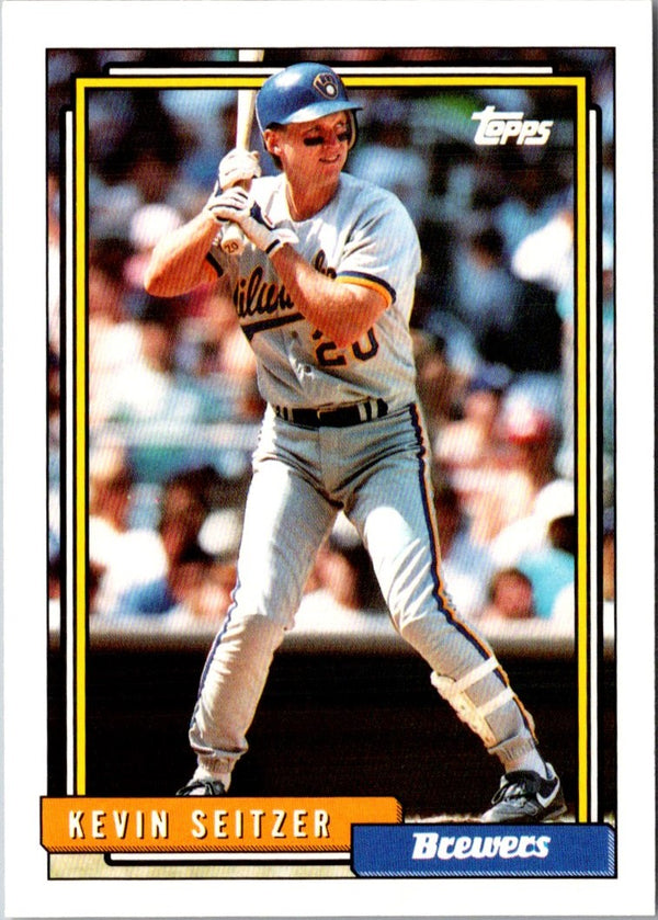 1992 Topps Traded Kevin Seitzer #103T