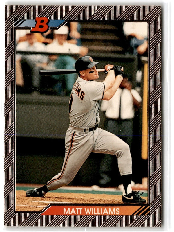 1992 Bowman Matt Williams #579