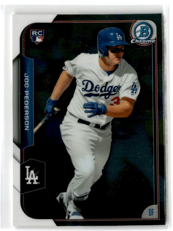 2015 Bowman Chrome Joc Pederson #167 Rookie