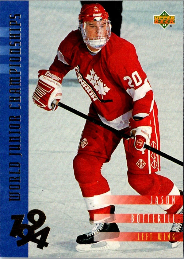 1993 Upper Deck Jason Botterill #534 Rookie