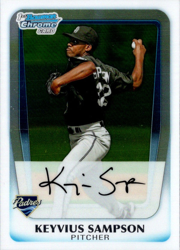 2011 Bowman Chrome Prospects Keyvius Sampson #BCP182