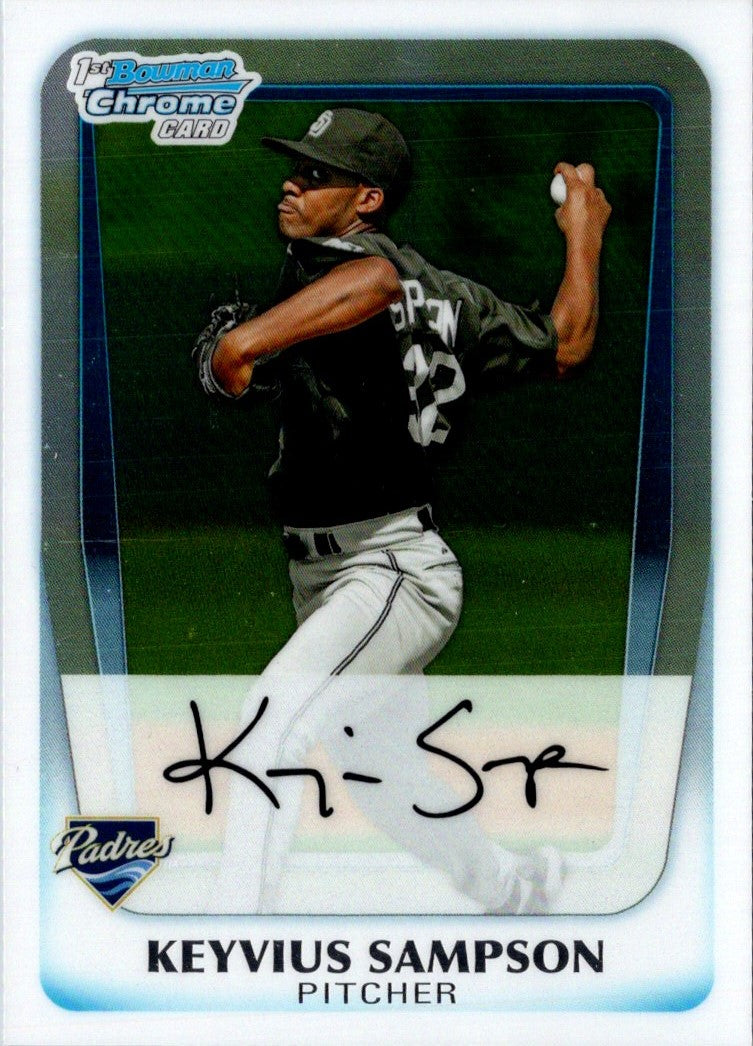 2011 Bowman Chrome Prospects Keyvius Sampson