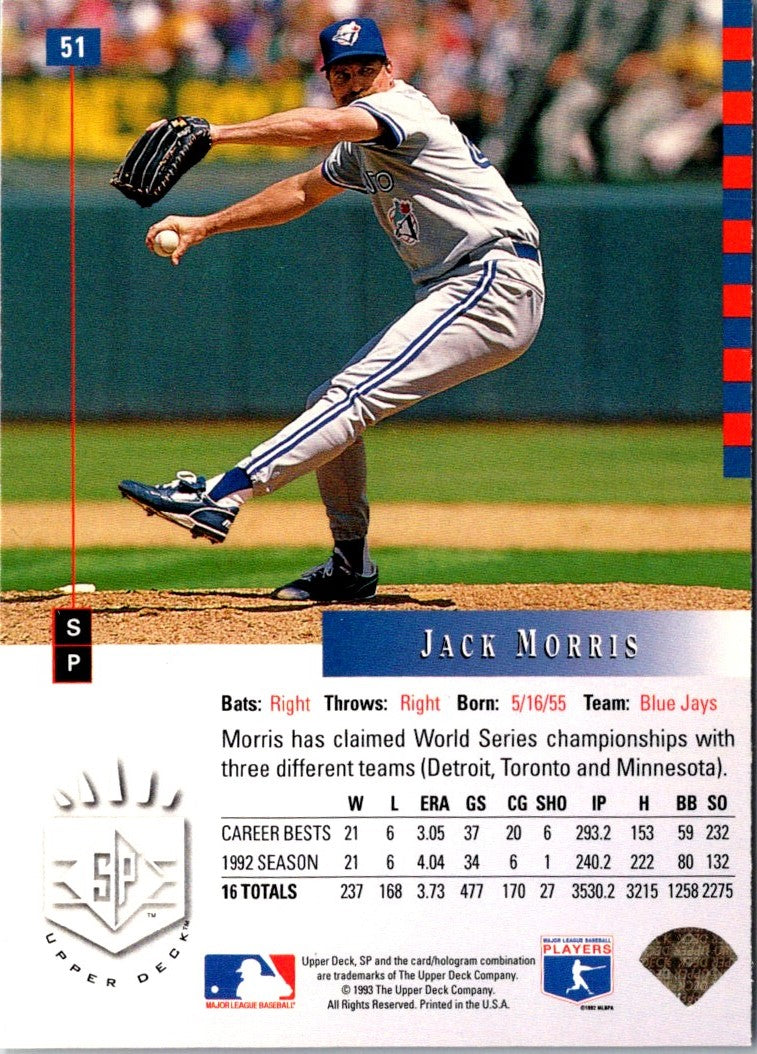 1993 SP Jack Morris