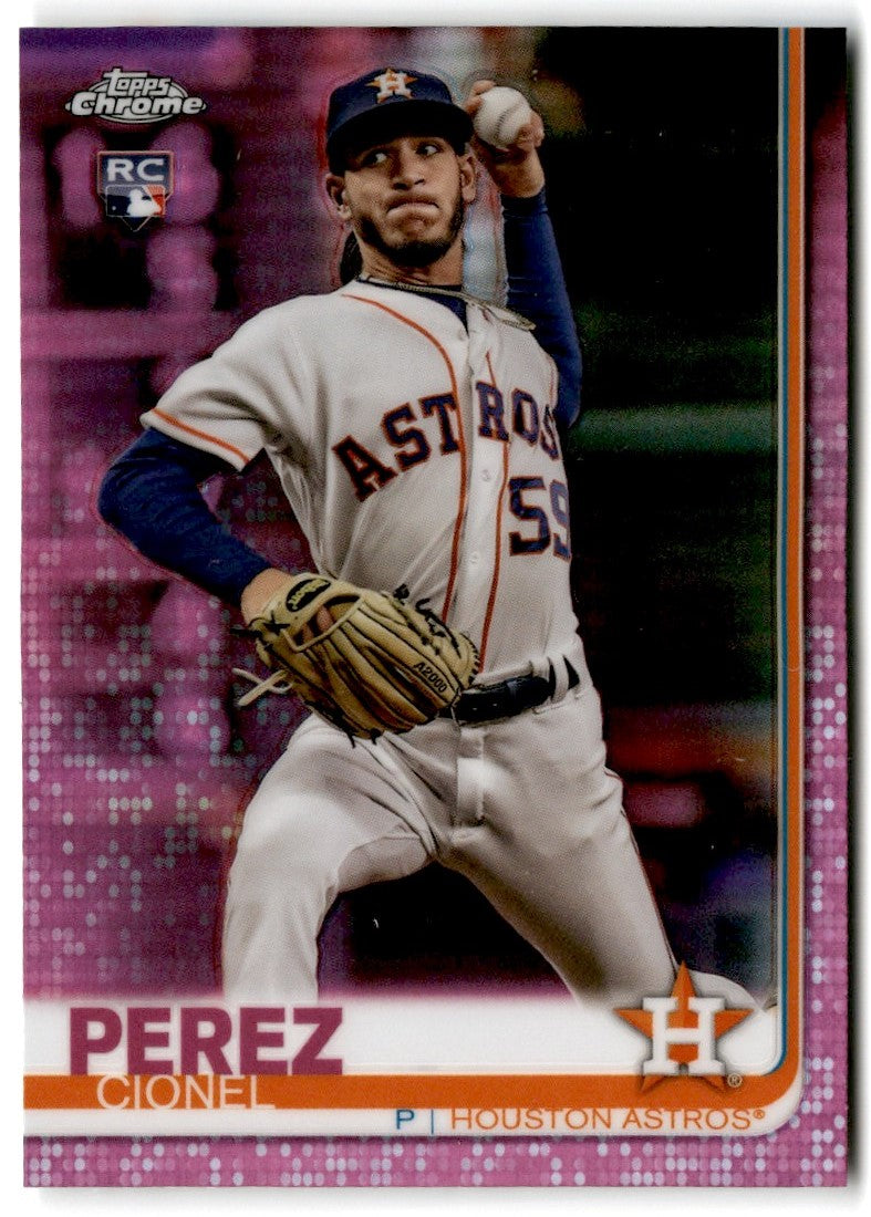 2019 Topps Chrome Pink Refractor Cionel Perez