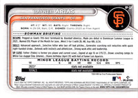 2024 Bowman Prospects Rayner Arias #BP-127