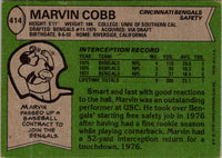 1978 Topps Marvin Cobb #414
