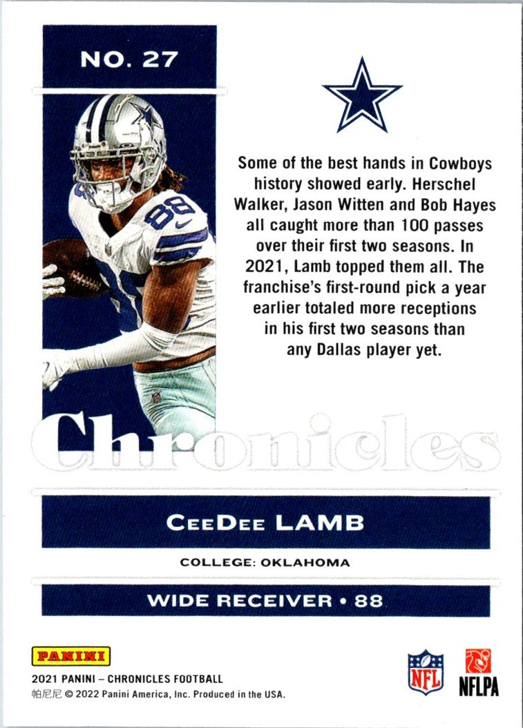 2022 Panini CeeDee Lamb