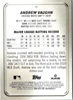 2022 Bowman Platinum Andrew Vaughn #17