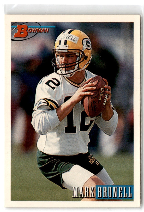 1993 Bowman Mark Brunell #166 Rookie