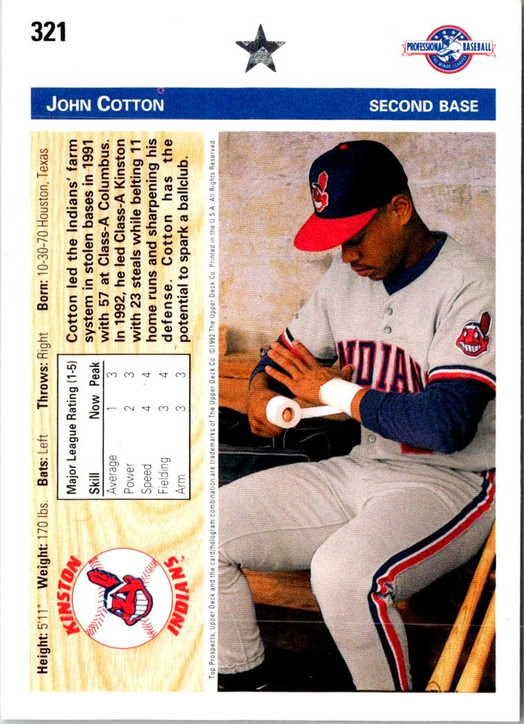 1992 Upper Deck Minors John Cotton