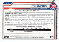 2021 Bowman Prospects Ed Howard #BP-12