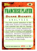 1993 Topps Duane Bickett
