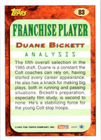 1993 Topps Duane Bickett #83