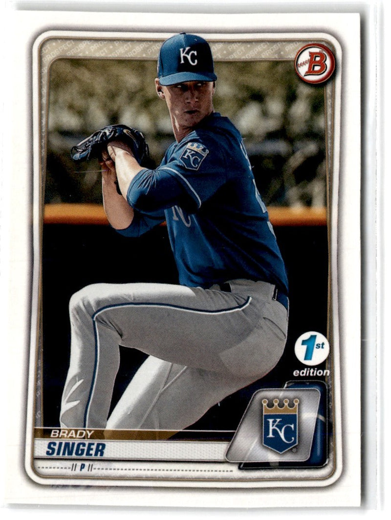 2020 Bowman 1st Edition Brady Singer