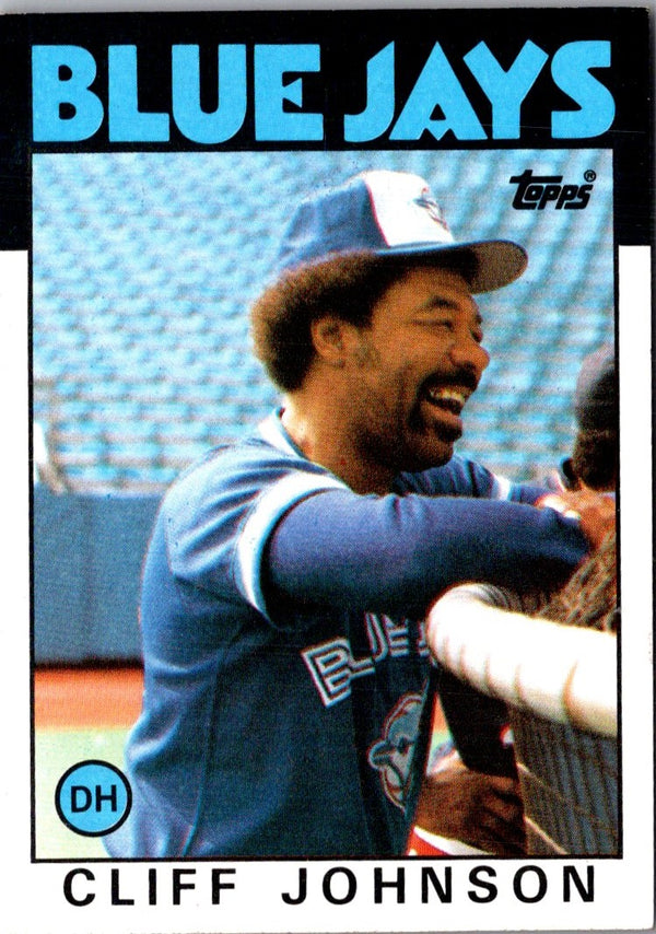 1986 Topps Cliff Johnson #348