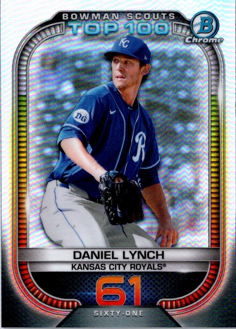 2021 Bowman Scouts Top 100 Daniel Lynch