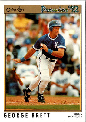 1992 O-Pee-Chee Premier George Brett #114