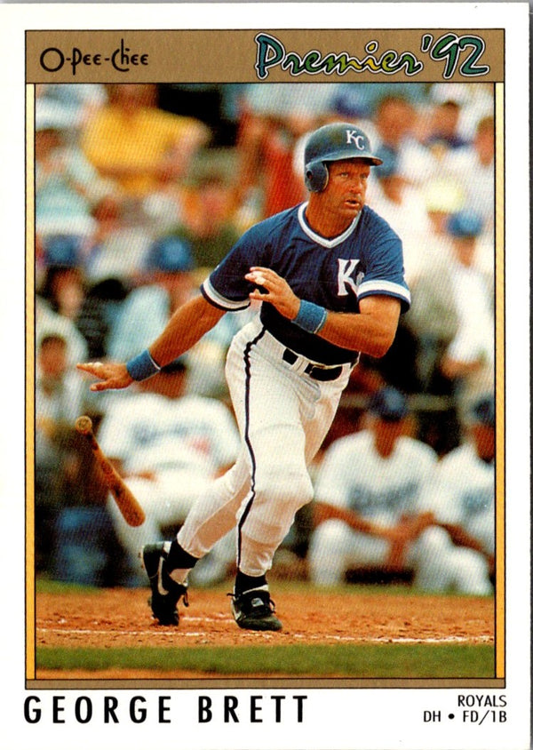 1992 O-Pee-Chee Premier George Brett #114