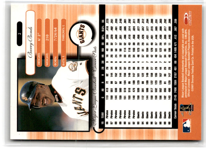 2001 Donruss Elite Barry Bonds