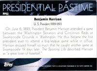 2004 Topps Presidential Pastime Benjamin Harrison #PP23