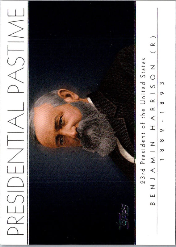 2004 Topps Presidential Pastime Benjamin Harrison #PP23
