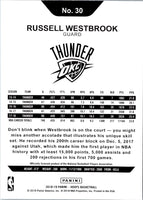 2018 Hoops Russell Westbrook #30