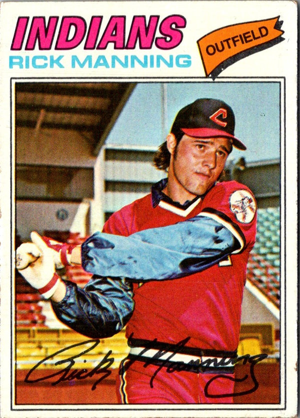 1977 Topps Rick Manning #115