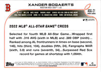 2022 Topps Update 2022 MLB All-Star Game Xander Bogaerts #ASG-21