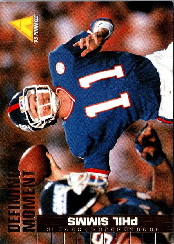 1995 Pinnacle Club Collection Phil Simms #243