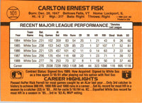 1989 Donruss Carlton Fisk #101