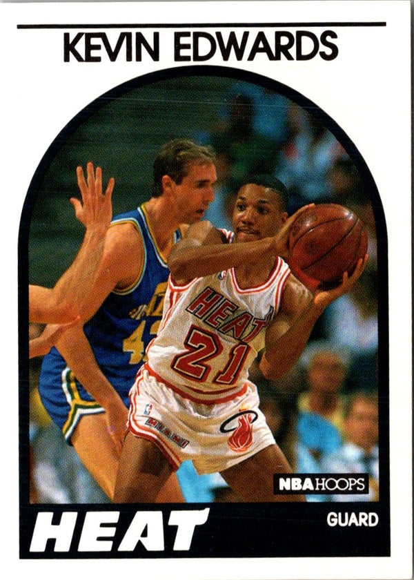 1989 Hoops Kevin Edwards #41 Rookie