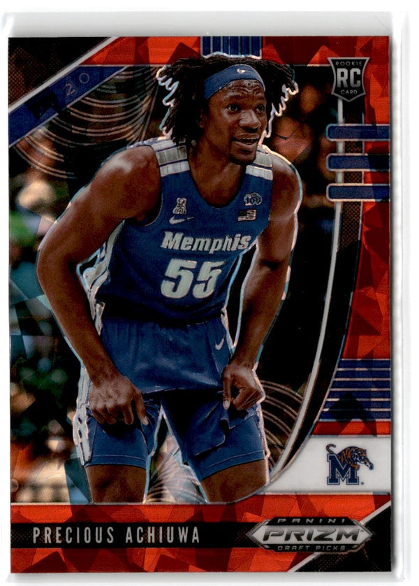 2020 Panini Prizm Draft Picks Collegiate Red Precious Achiuwa #48