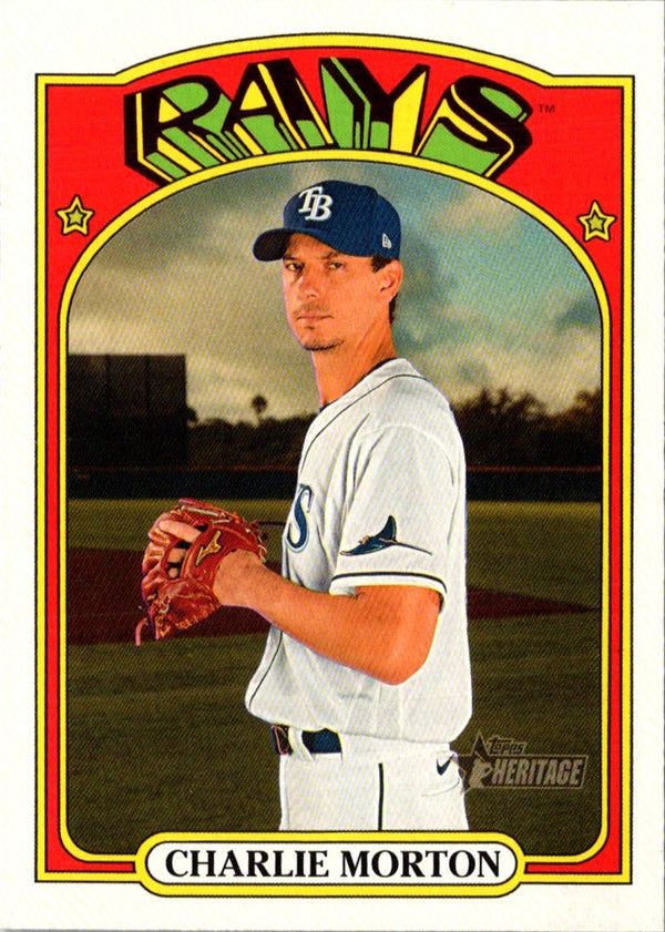 2021 Topps Heritage Red Charlie Morton #361