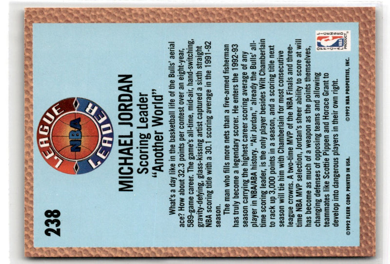 1992 Fleer Michael Jordan