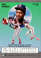 1991 Ultra Dave Winfield #54