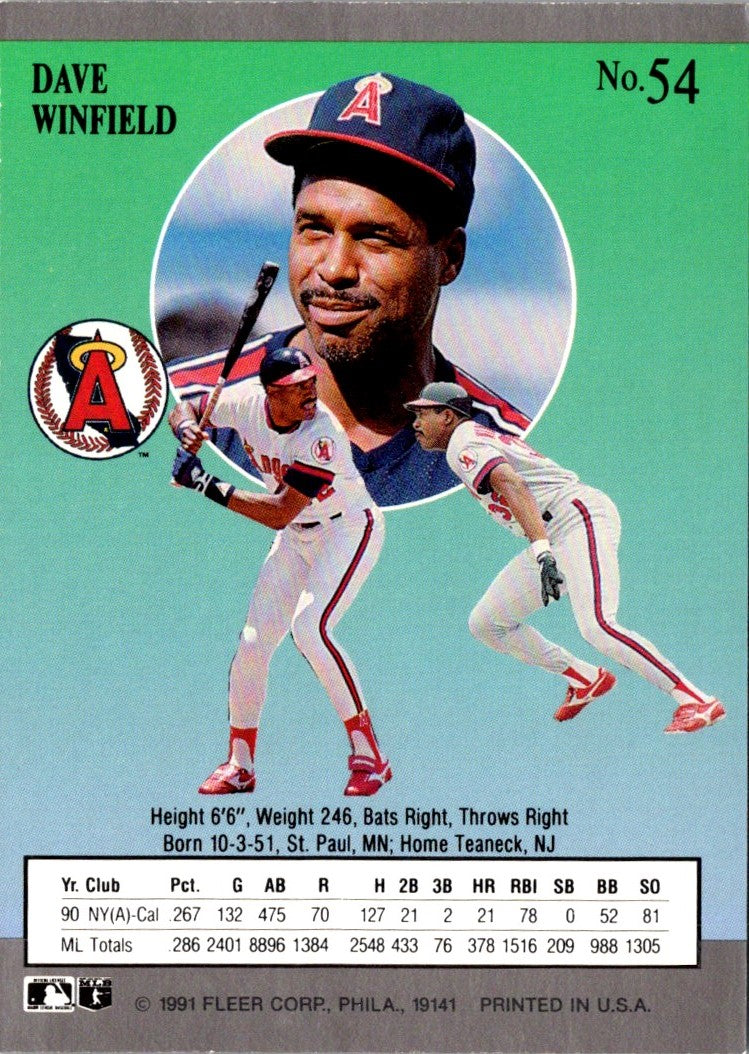 1991 Ultra Dave Winfield