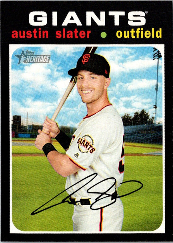 2020 Topps Heritage Austin Slater #209