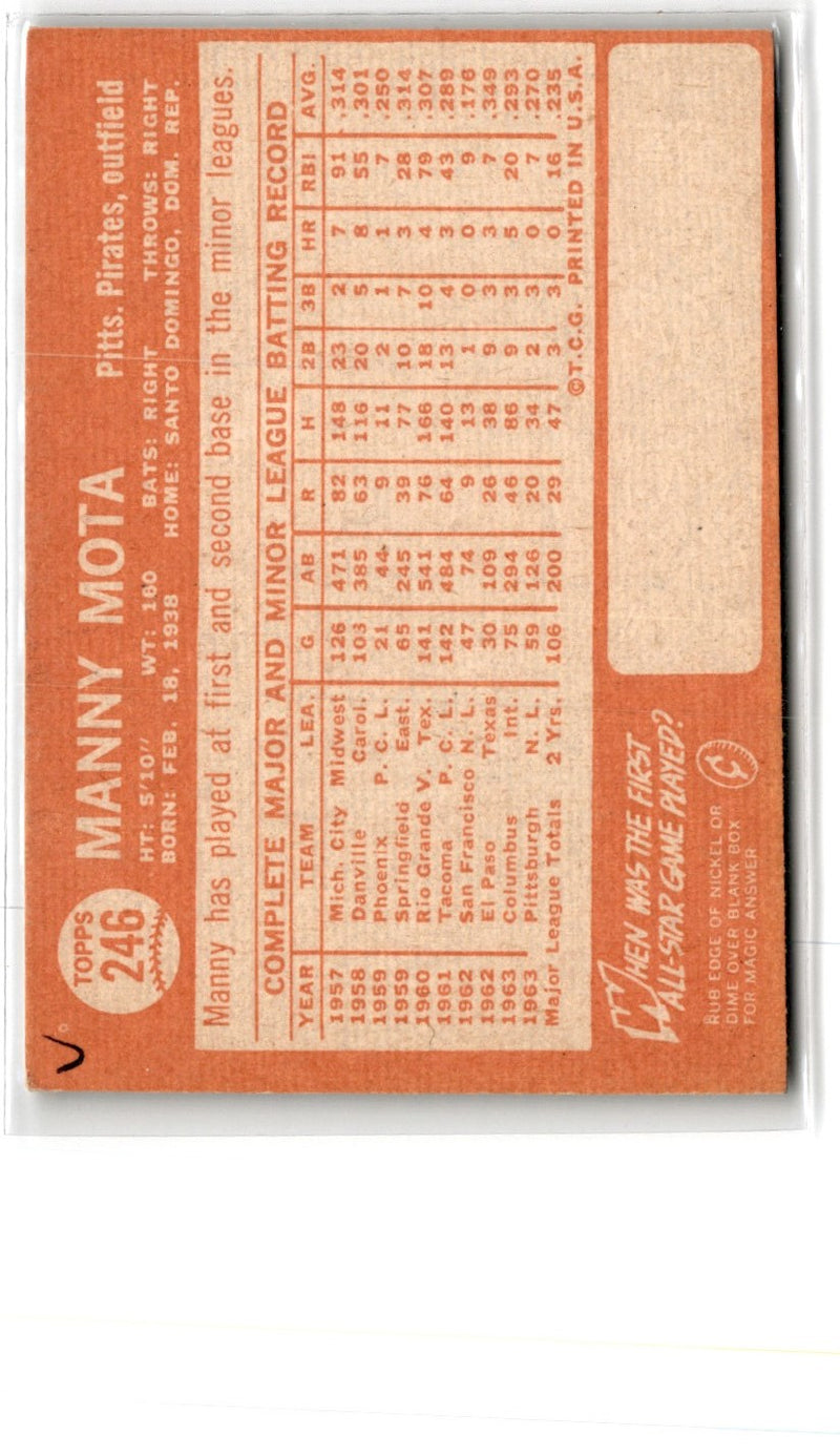 1964 Topps Manny Mota