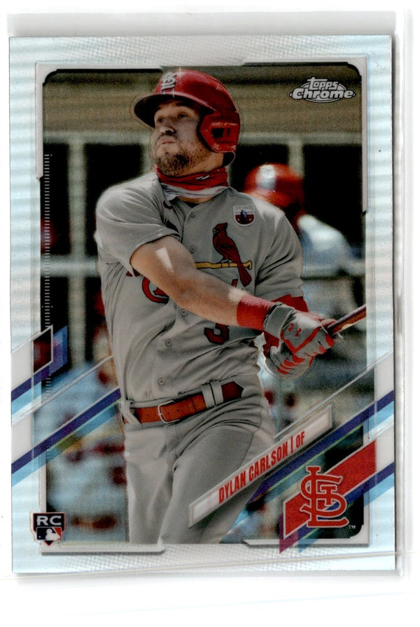 2021 Topps Chrome Dylan Carlson #140 Rookie